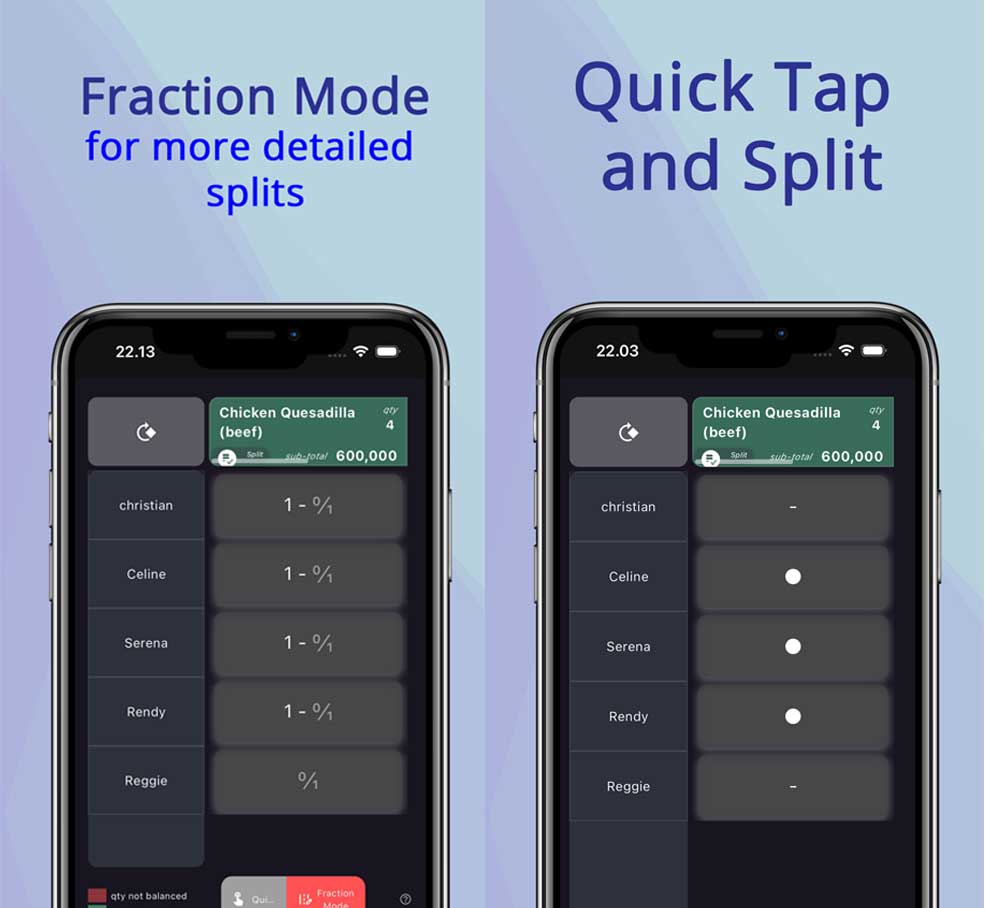 spliTrac app mockup